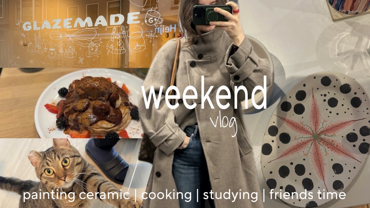 Weekend Offline Diaries ✨ me time, cooking, ceramics 🎨 cozy moments🏡