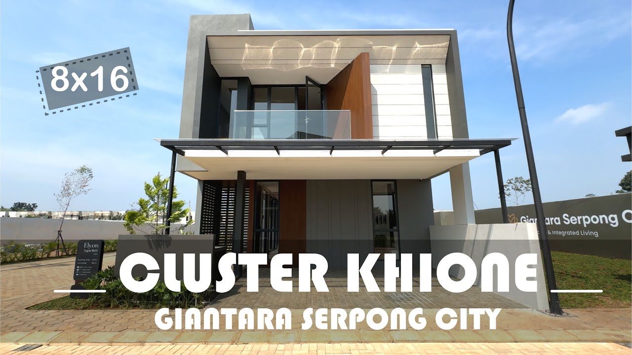 Giantara Serpong City Cluster Khione Tipe 8x16 Tour Show Unit