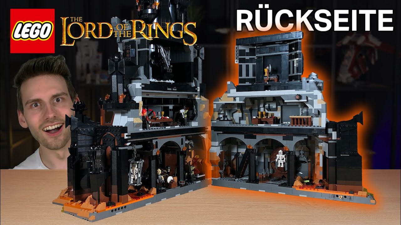 Die RÜCKSEITE für DEINEN Barad-Dûr 😱 Lego Lord of the Rings 10333 Black Tower BACK FIX