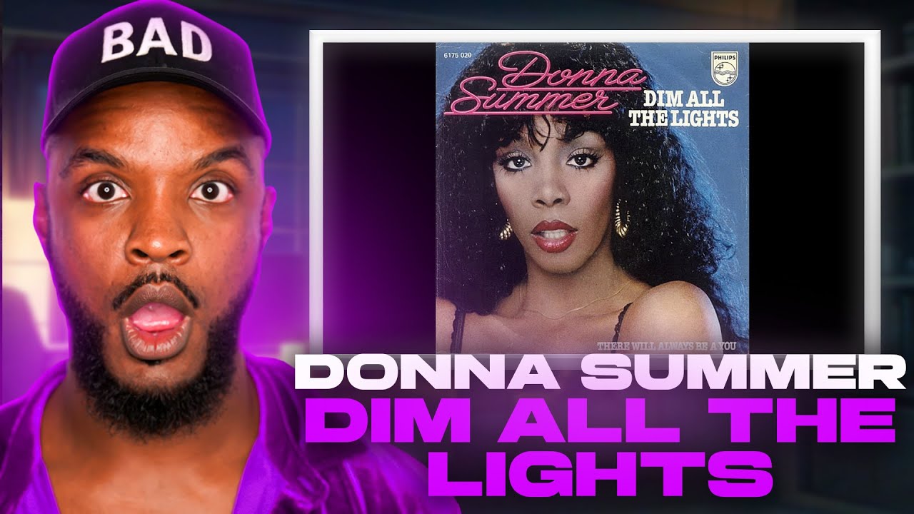 Donna Summer - Dim All The Lights REACTION
