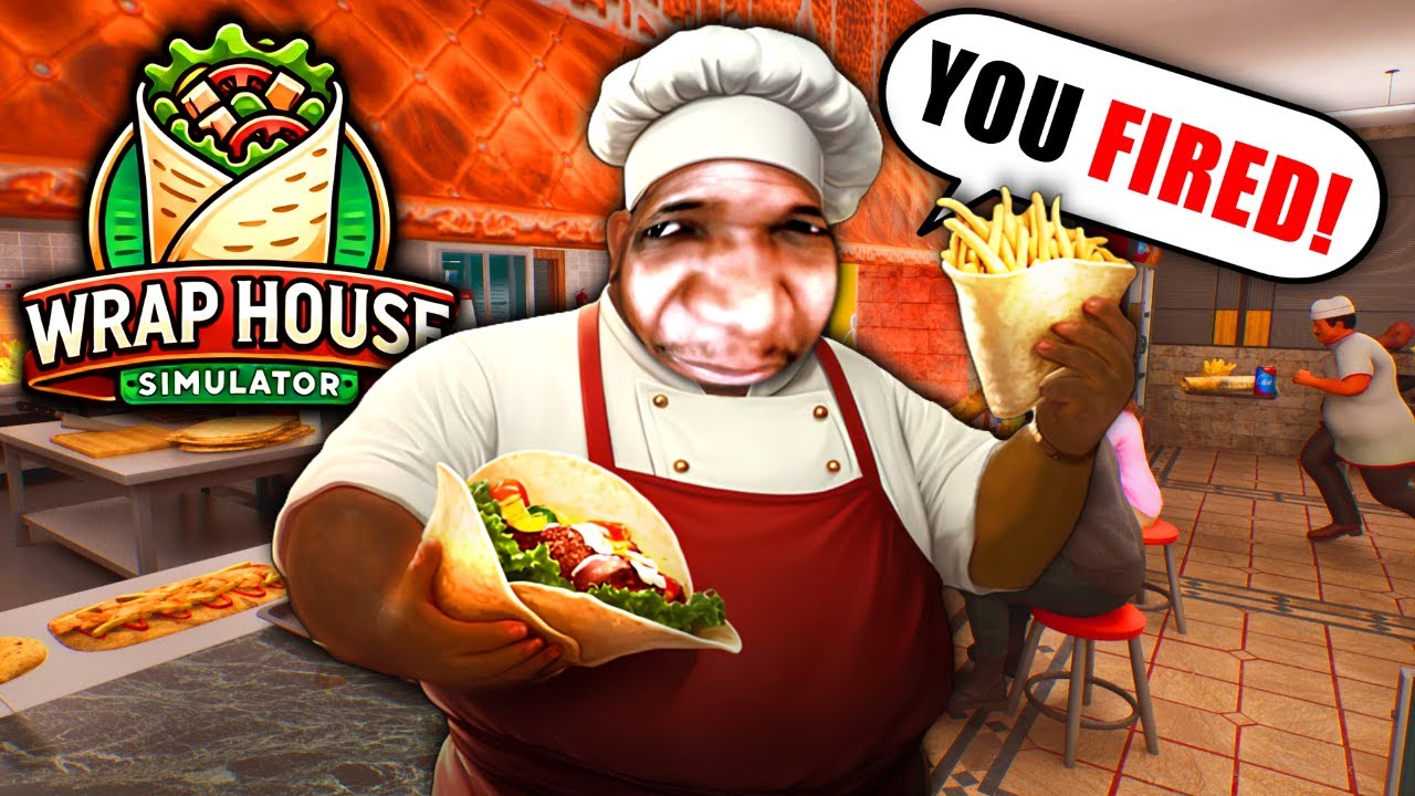 BEST Food Simulator! Rizzing Your GF, Hire Employees, John Wick?! (Wrap House Simulator)