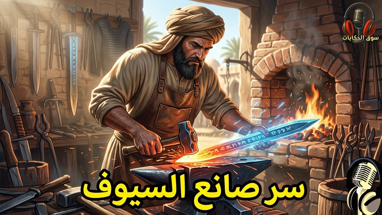 قصة سر صانع السيوف، من القصص الخيالية المشوقة قبل النوم، ضع السماعات واستمع ، سوق الحكايات والقصص
