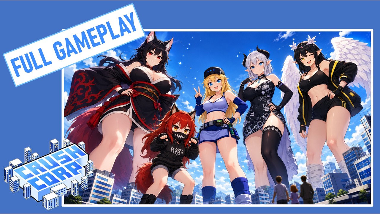 Crush Corp - Attack on Titan? No, WAIFU´s! - Full Gameplay! Part (2/4) [POV, all scenes]