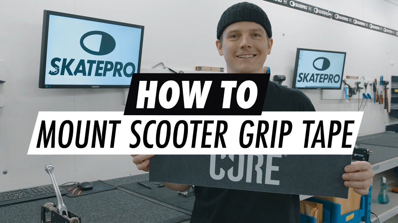 How to Put Grip Tape on a Scooter | SkatePro