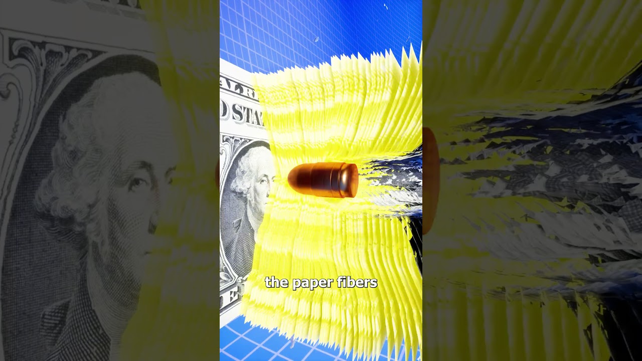 How Many Dollar Bills To Stop A Bullet? 🤔