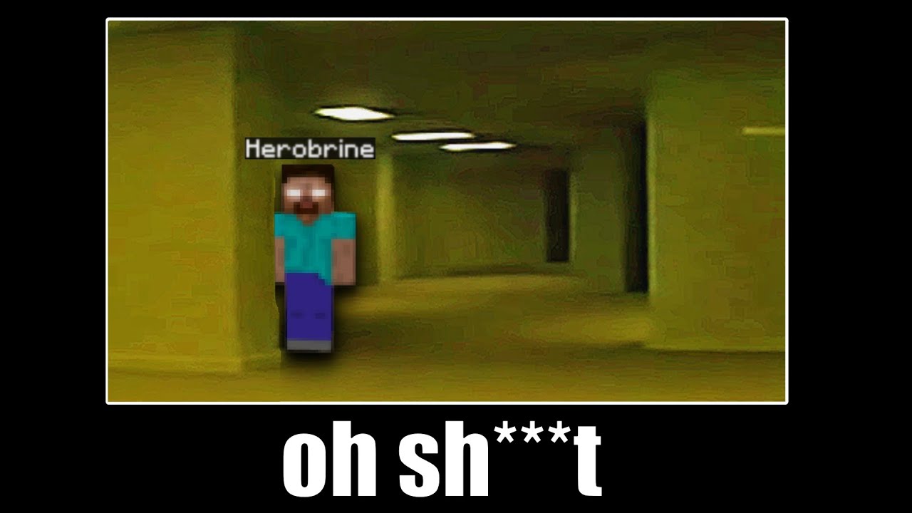 WAIT WHAT?! backrooms in minecraft