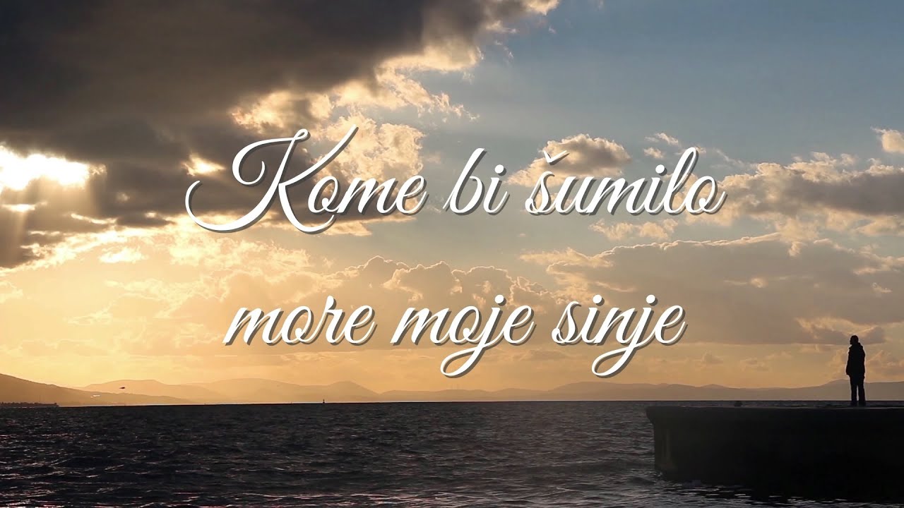 Milo Hrnić - Kome bi šumilo more moje sinje (Official lyric video)