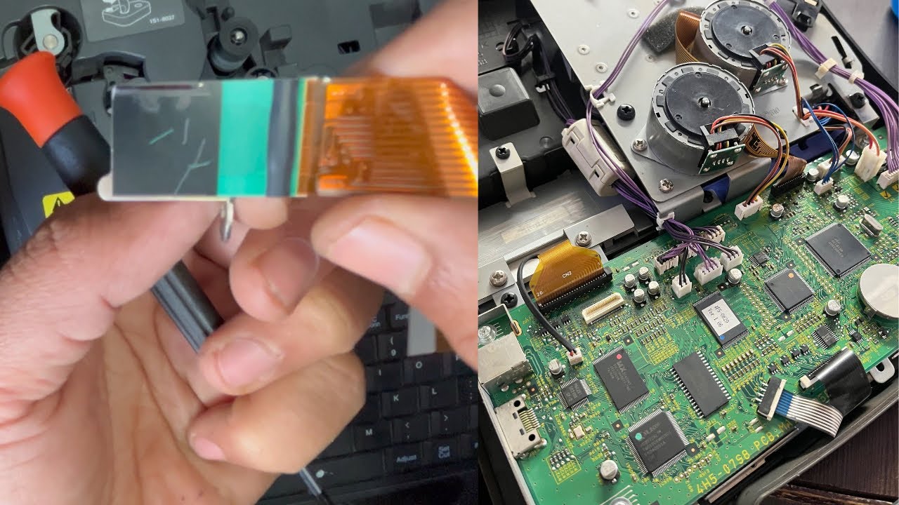 How to repair/change thermal head canon ferrule printer cable id printer mk1500/2600/2100