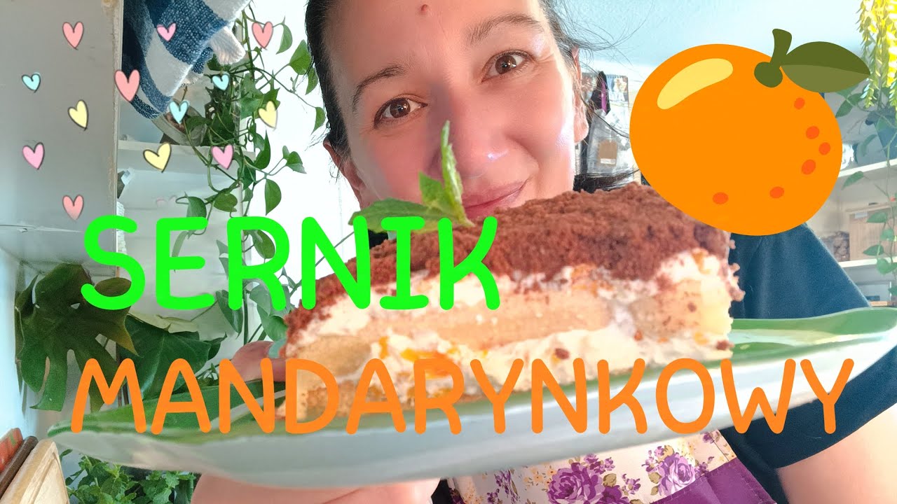 #sernik  MANDARYNKOWY🍊🧑‍🍳😋 NA ZIMNO 🥰🧑‍🍳 pycha 😋