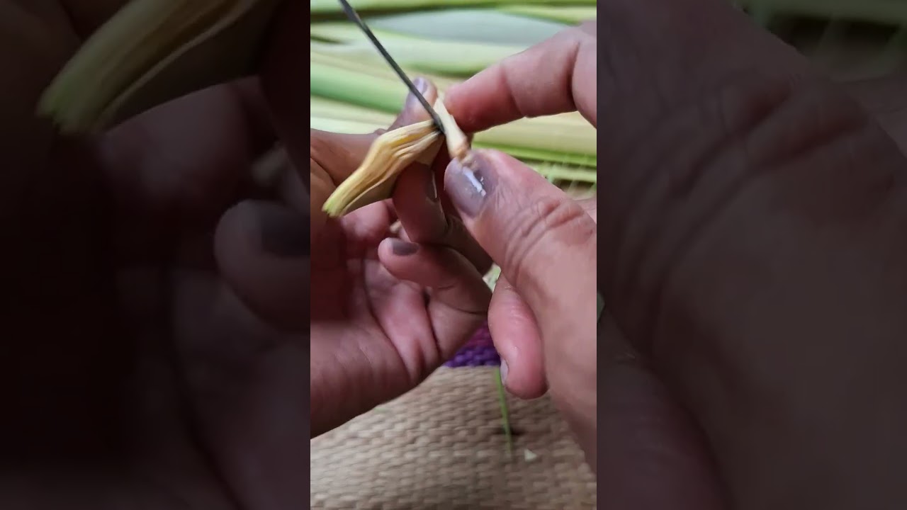 cara/tutorial membuat sampian kembang by ratna channel