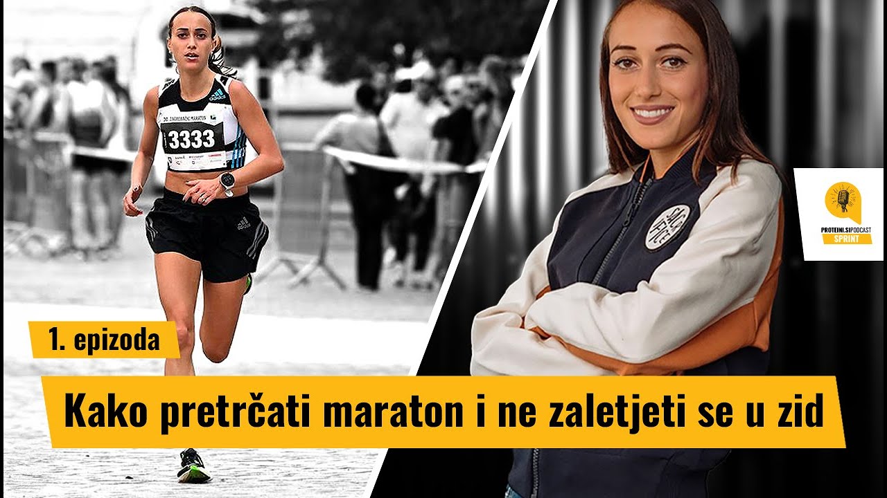 Matea Parlov Ko&scaron;tro: Hidracija i prehrana u maratonu - Proteini.si Podcast Ep01