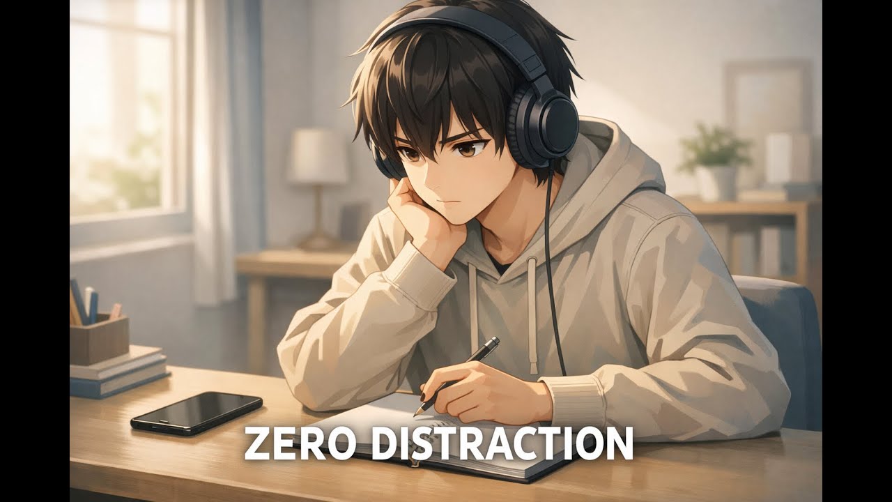 Zero Distraction Hindi Lofi 🎧  Pure Focus Music For Study & Work 2026