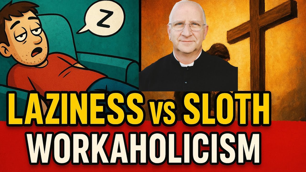 Laziness vs Sloth vs Workaholism: Discipline, Virtue & Spiritual Warfare ~ Fr. Ripperger