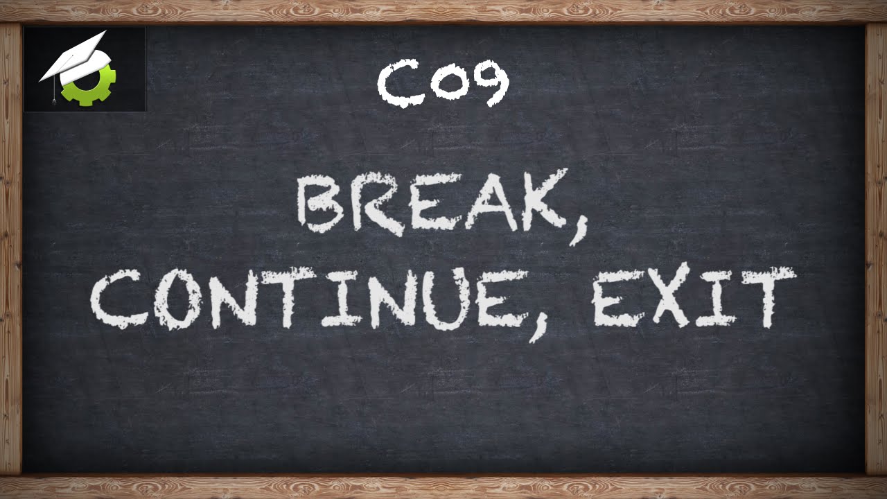 C09 - GameMaker: Studio - Break, Continue, Exit