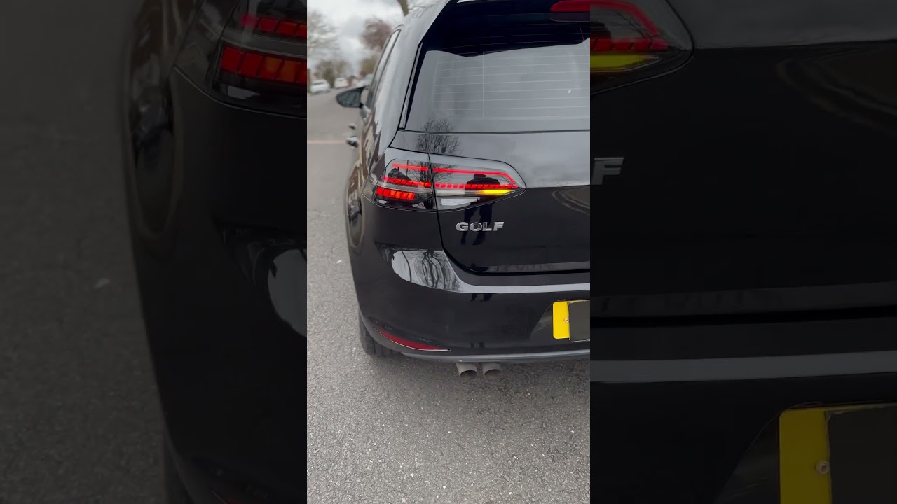Mk7 1.4 tsi led tail lights upgrade with start animation.#mk #mk7gti #golf #vwgolf7