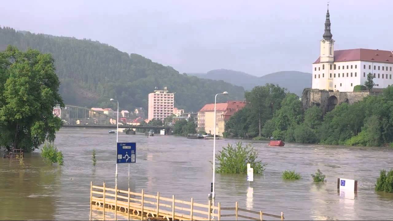 Povodeň Děčín - mix z 5. června 2013