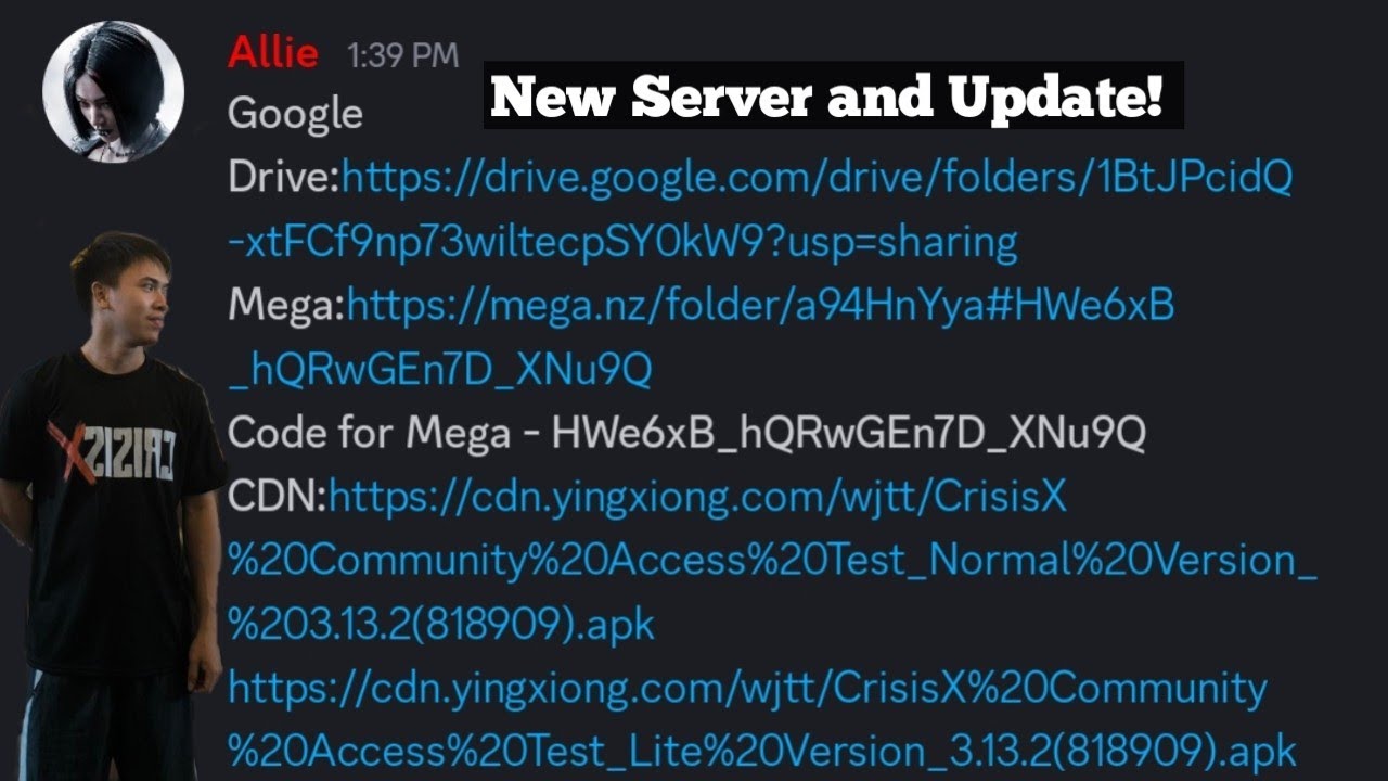 How To Download CrisisX CBT4 New Server and Update