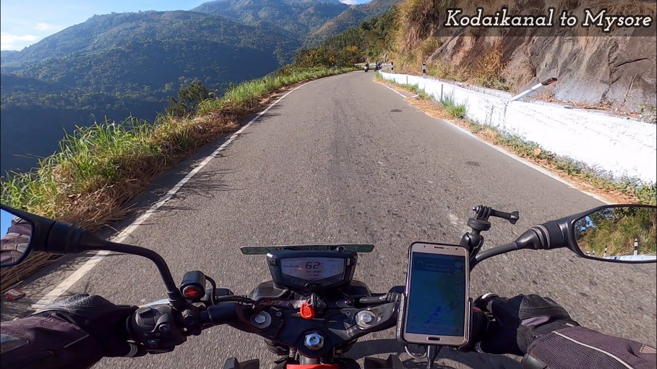 Kodaikanal to Mysore | Kodaikanal Ride | Riding through Dimbham Ghat | Highway run | Apache RTR 200