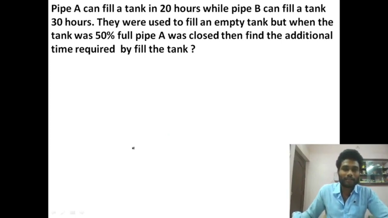 Pipes and Cistern| Deleted Video | Kaneesh Sir | KR LOGICS