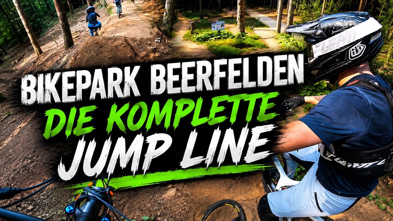 Bikepark Beerfelden Full Jumpline Raw New Ending 2021