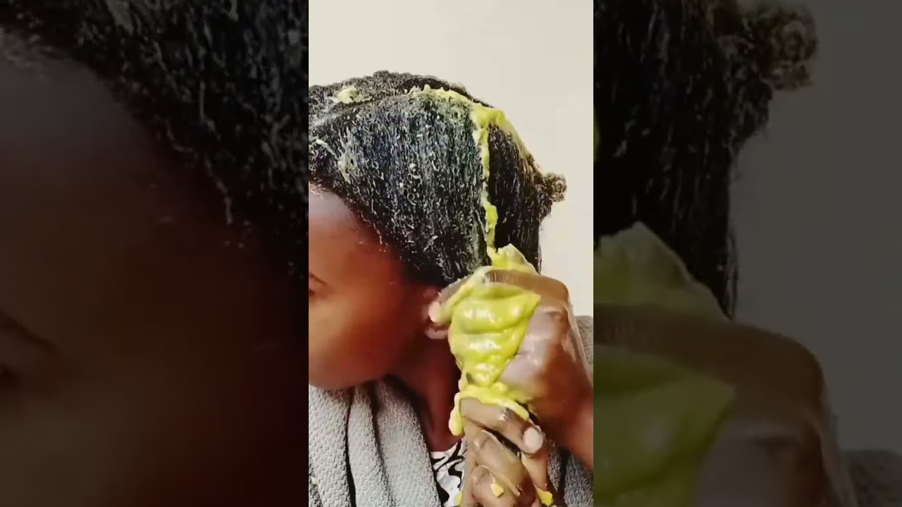 What eggs🥚did to her hair😳😮 #curlynatural #egg #ytshort #hair #naturalhair #new