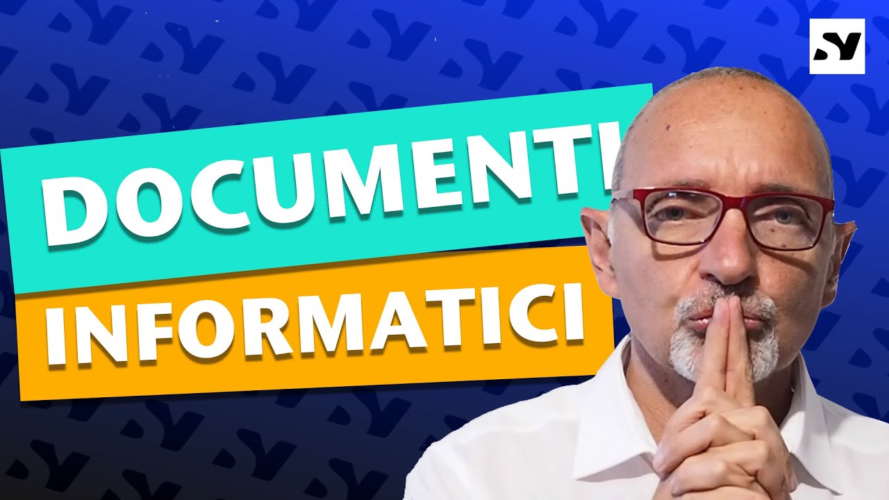 DOCUMENTI INFORMATICI - cosa sono, come si formano e come si conservano.