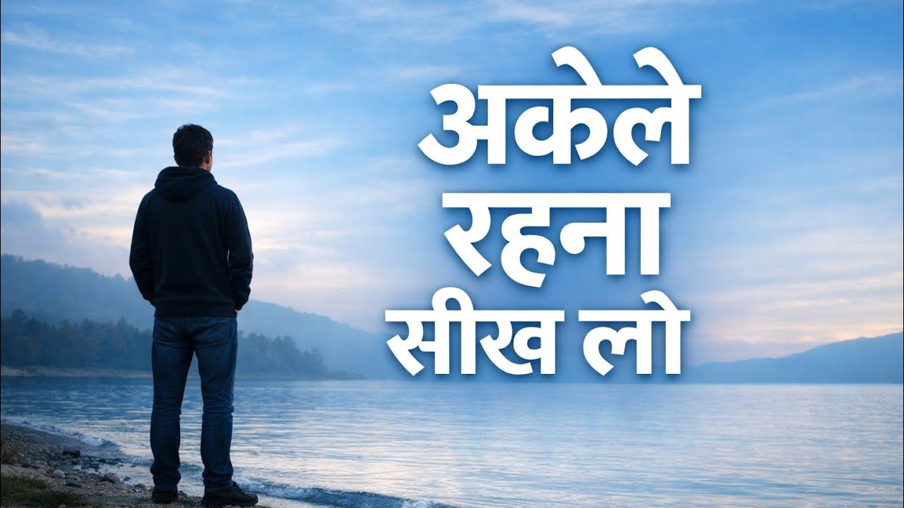 अकेले रहना सीख लो // कोई हमेशा साथ नहीं रहेगा