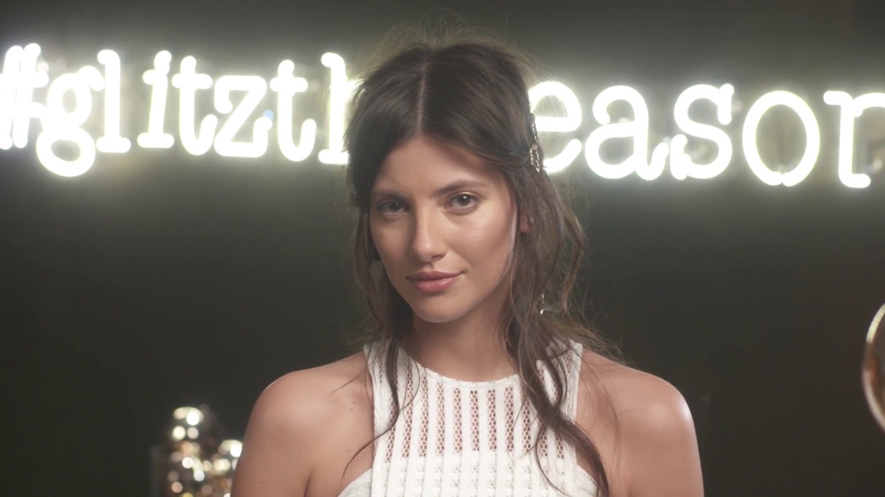 hair tutorial | embellished party waves | #GlitzTheSeason