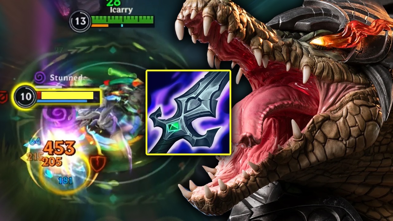 Wild Rift Renekton Baron Lane Gameplay in Season 22 (Build & Runes)