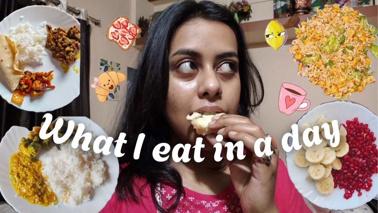 What I eat in a Day 🍛🍌 braces edition, home cooked meals, protein rich