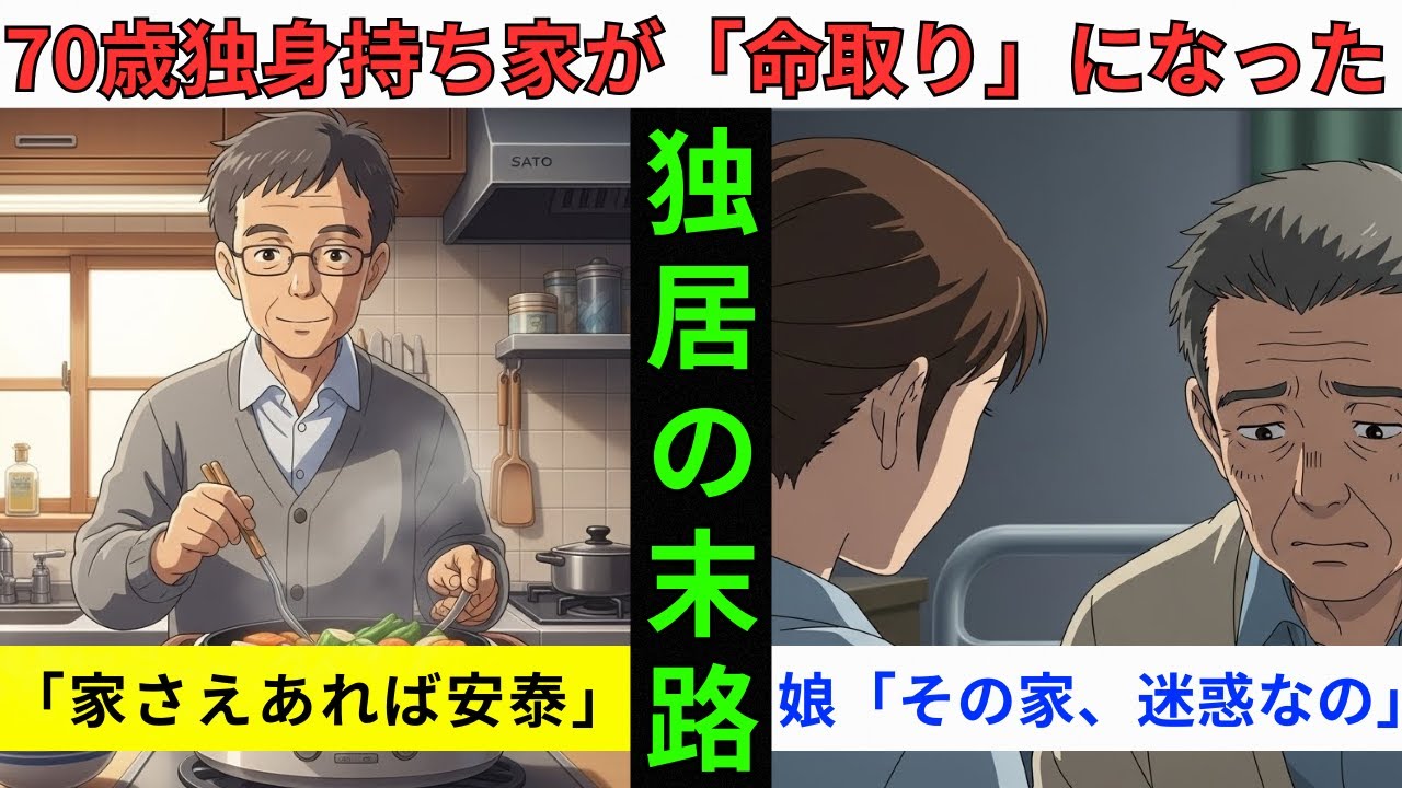 【漫画】資産家でもない独身男が70歳で突きつけられた残酷な選択…「持ち家」か「施設」か、人生最後の逆転劇【空き家問題と相続】