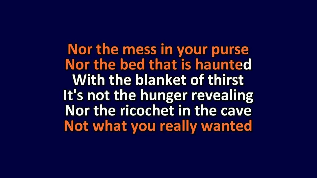 Big Thief - Not - Karaoke Instrumental Lyrics - ObsKure
