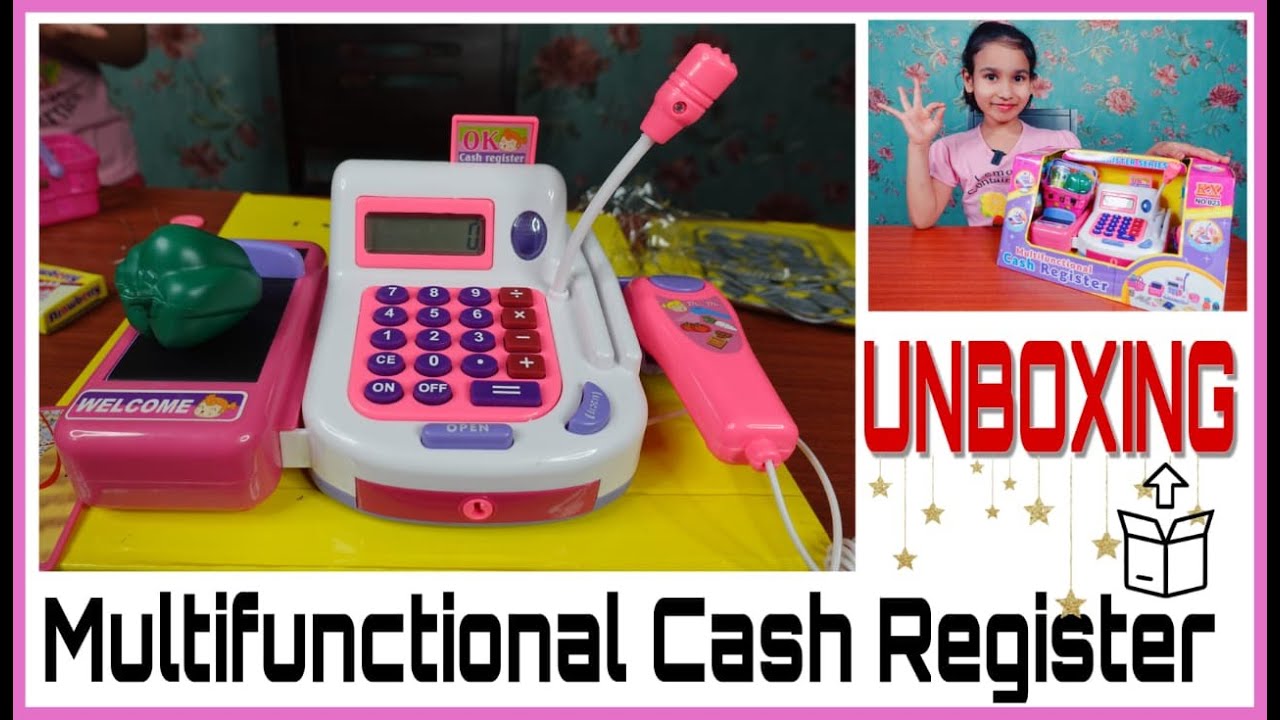Shop Keeper Game Accessories /Cash Register Pretend Play Unboxing /Multifunctional /  
