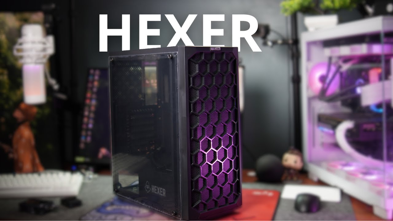 Dia de unboxing do gabinete gamer barato - MANCER HEXER