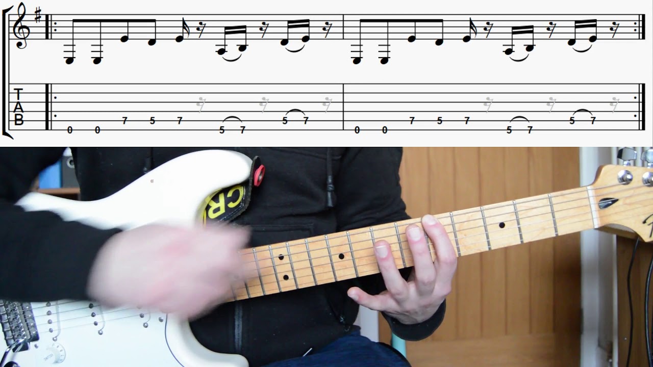 Wild Cherry - Play That Funky Music (Beginner Guitar Riffs)