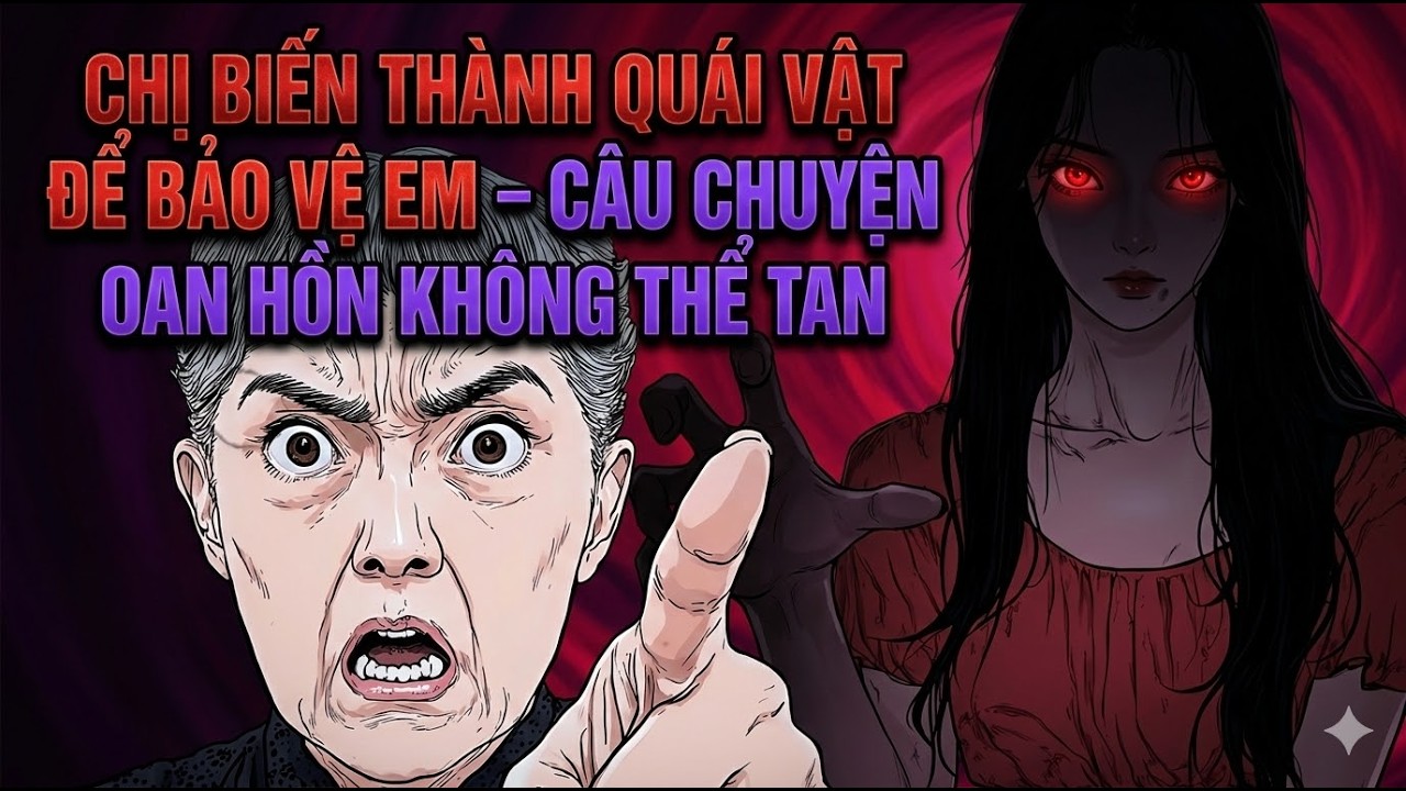 Chị Biến Thành Quái Vật Để Bảo Vệ Em – Câu Chuyện Oan Hồn Không Thể Tan