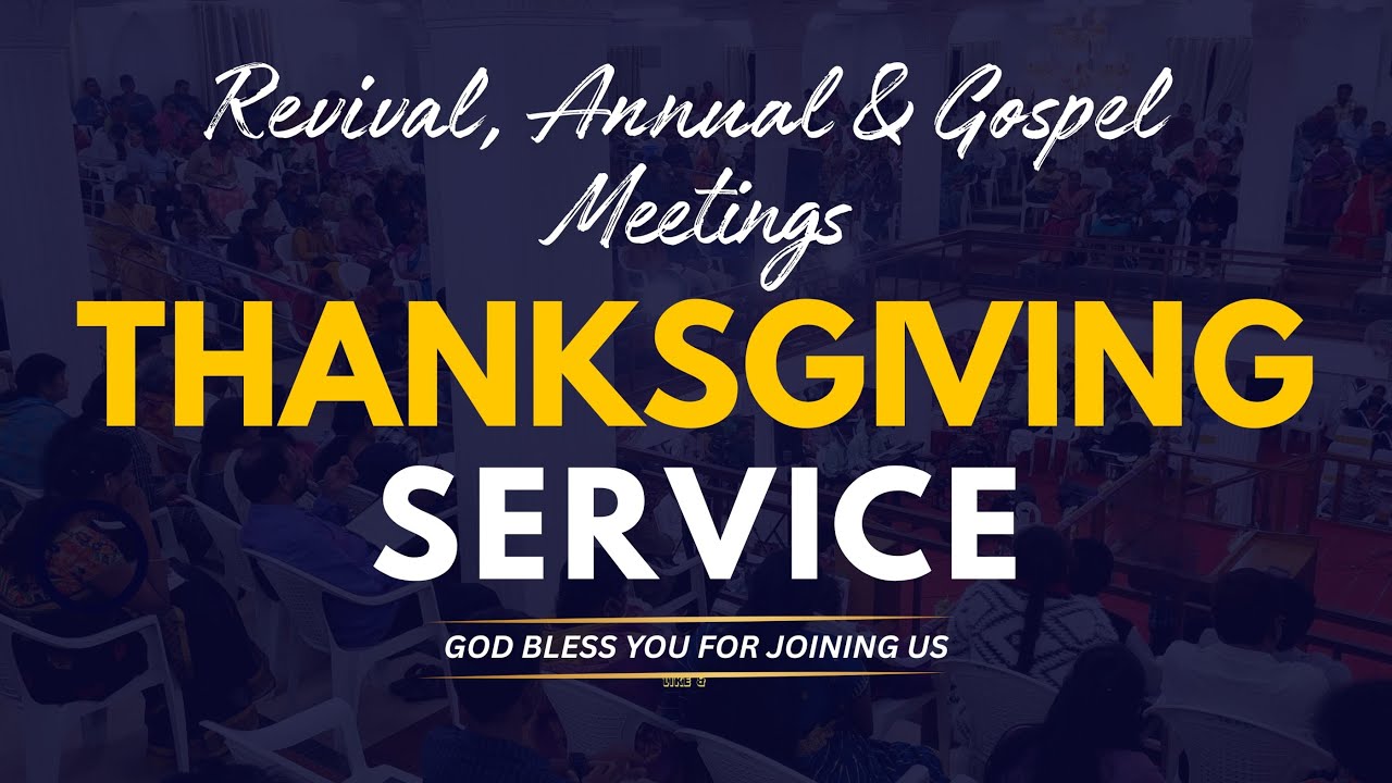 ThanksGiving Service || Gethsemane Evangelical Church  || 26th Jan 2026 ||