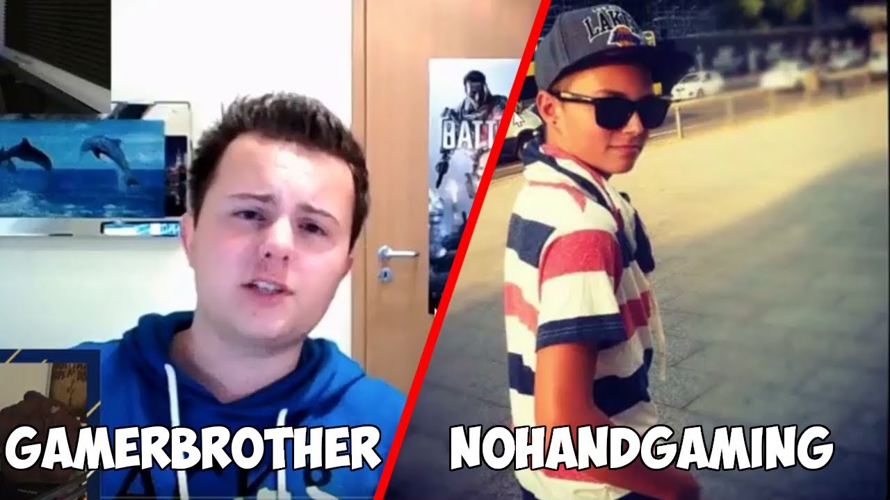 GamerBrother reagiert wie  NoHandGaming auf seine ALTEN VIDEOS REAGIERT