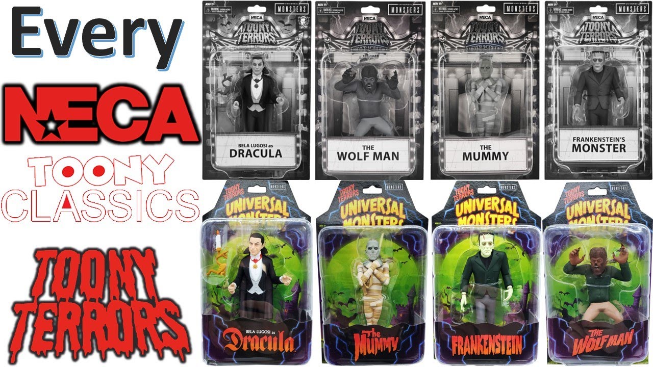 Every NECA Toony Classics Toony Terrors Comparions List