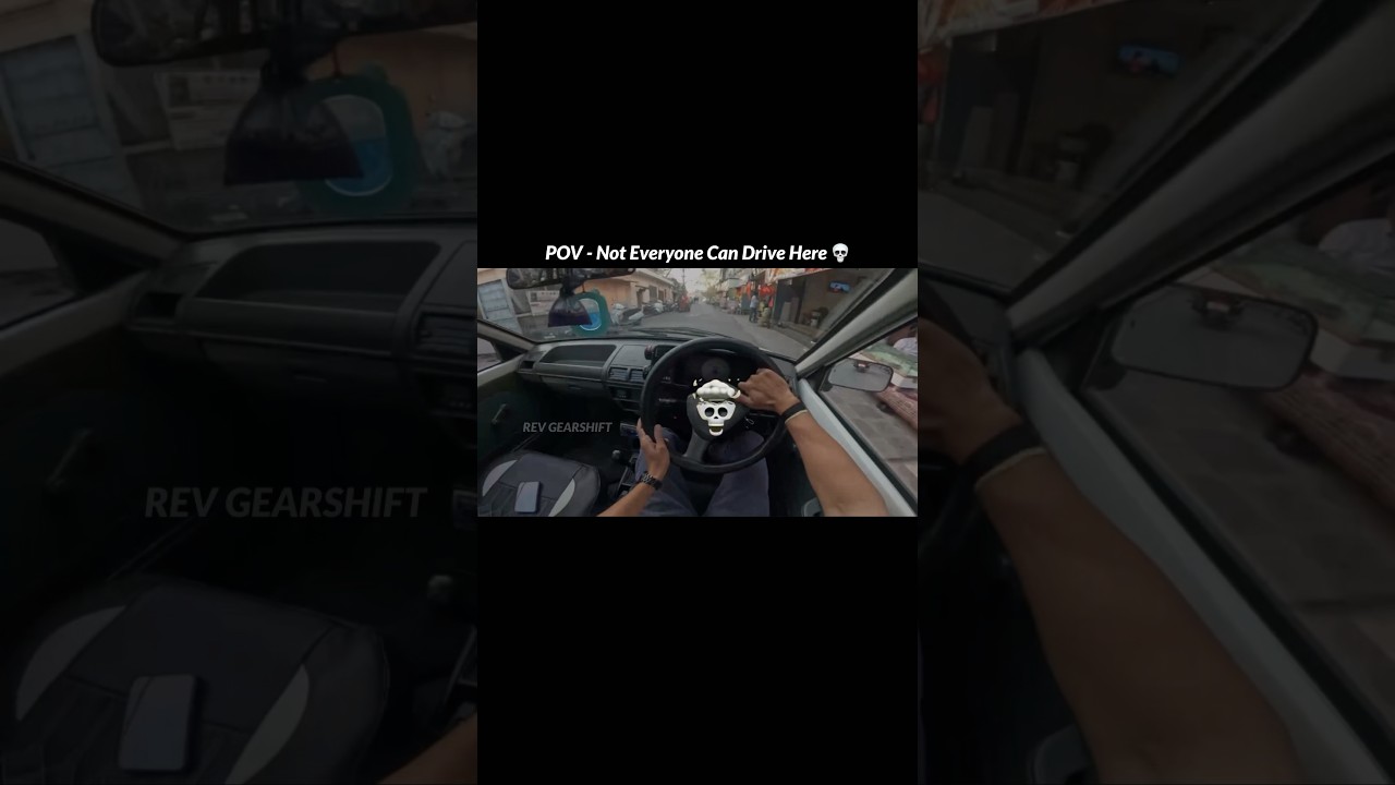 Driving ❌ Real Driving ✅💀 #driving #automobile #pov #pointofview #skills #shorts