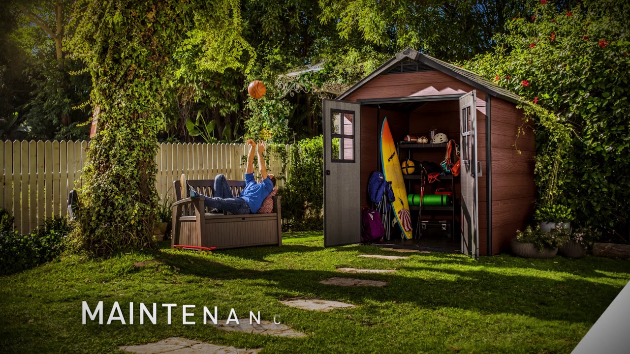 OOGarden - Abri de jardin en résine 5m² NEWTON 757 marron