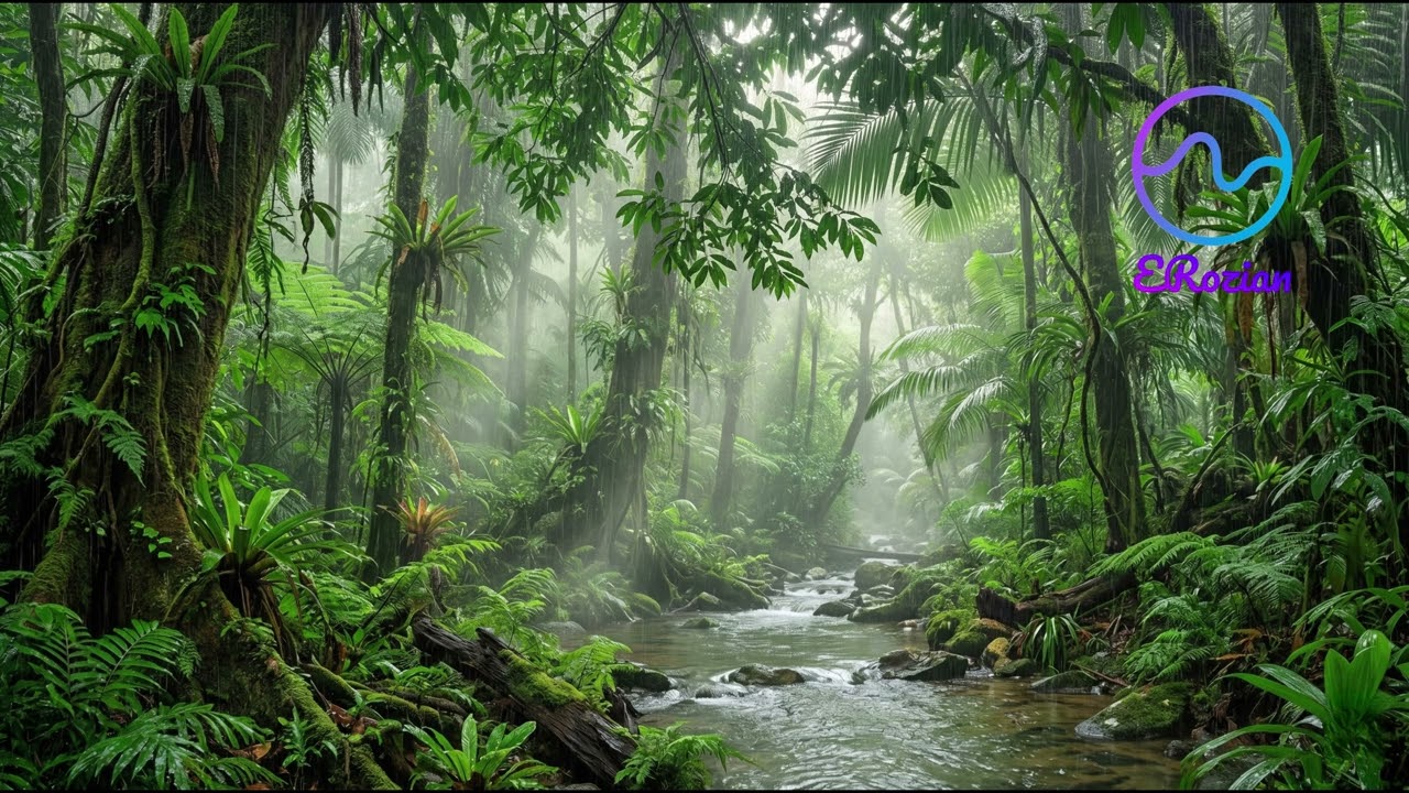 Forest Heart Raindrift | Relaxing Rain & Forest Nature Sounds for Sleep, Study & Calm Mind • ERozian