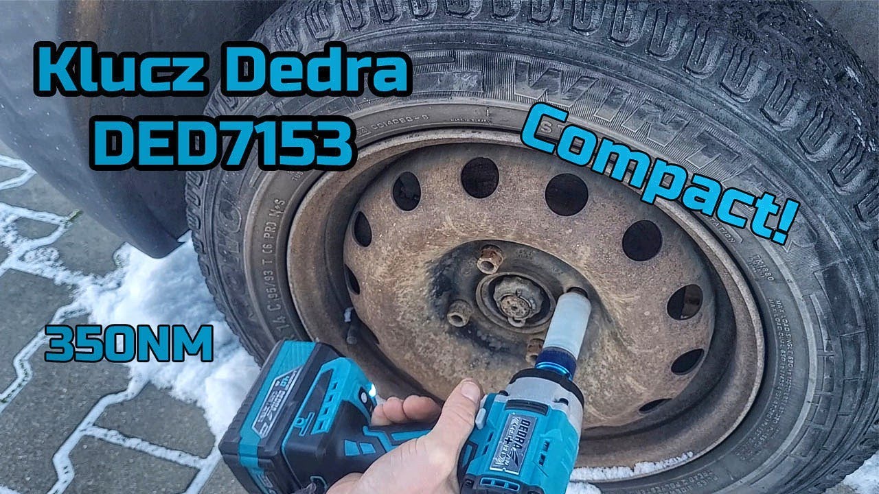 Dedra DED7153 - Kompaktowy Klucz Udarowy 18V 350NM Bezszczotkowy - TEST