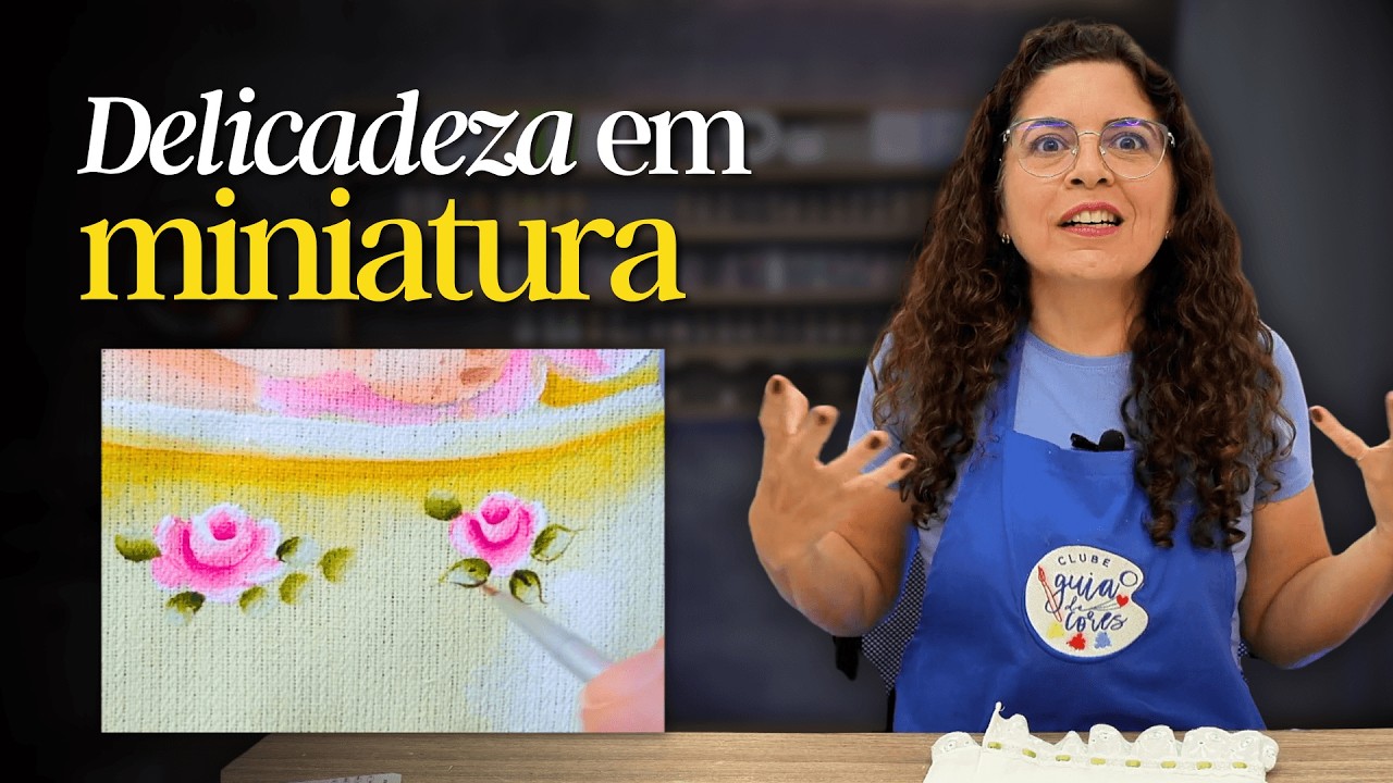 Como pintar mini rosinhas
