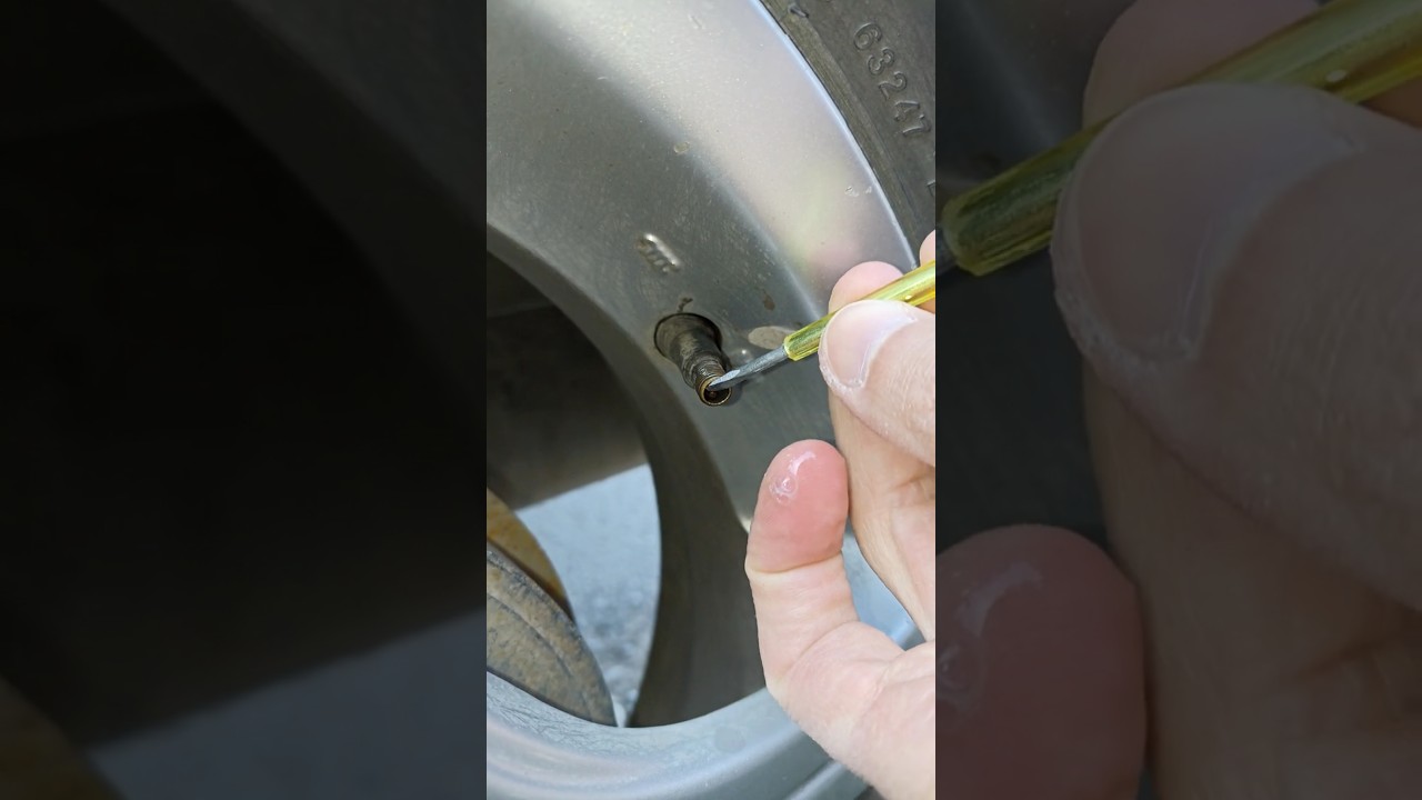 How to Fix a Leaky Tire Valve Stem - EASY Repair