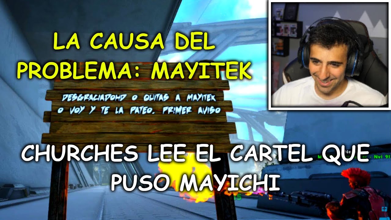 CHURCHES mira el cartel que puso MAYICHI en su casa 🤣 MAYITEK momento gracioso en GENESIS 2 ARK