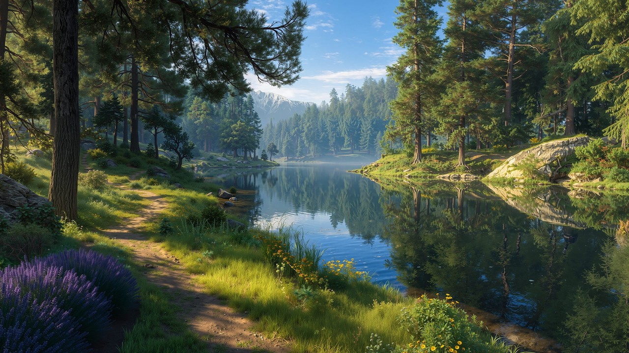 Soothing Flute Music and Forest Birdsong || Boost Your Mood, Calm Your Soul, and Enhance Inner Peace