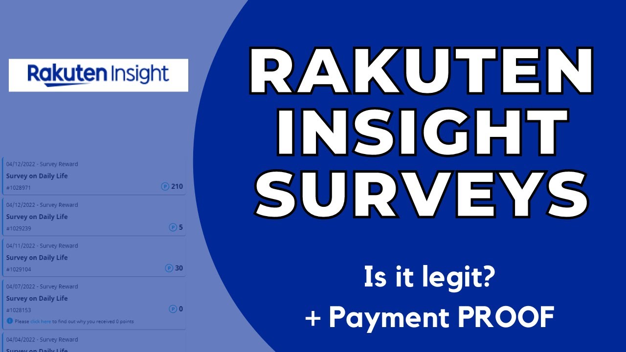 Rakuten Insight Survey Review (2024) | Is it legit? + Payment Proof