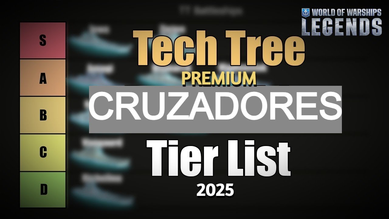 TIER LIST DOS MELHORES CRUZADORES DO TIER 7 NO ANO DE 2025 - WORLD OF WARSHIPS LEGENDS - XBOX SERIES