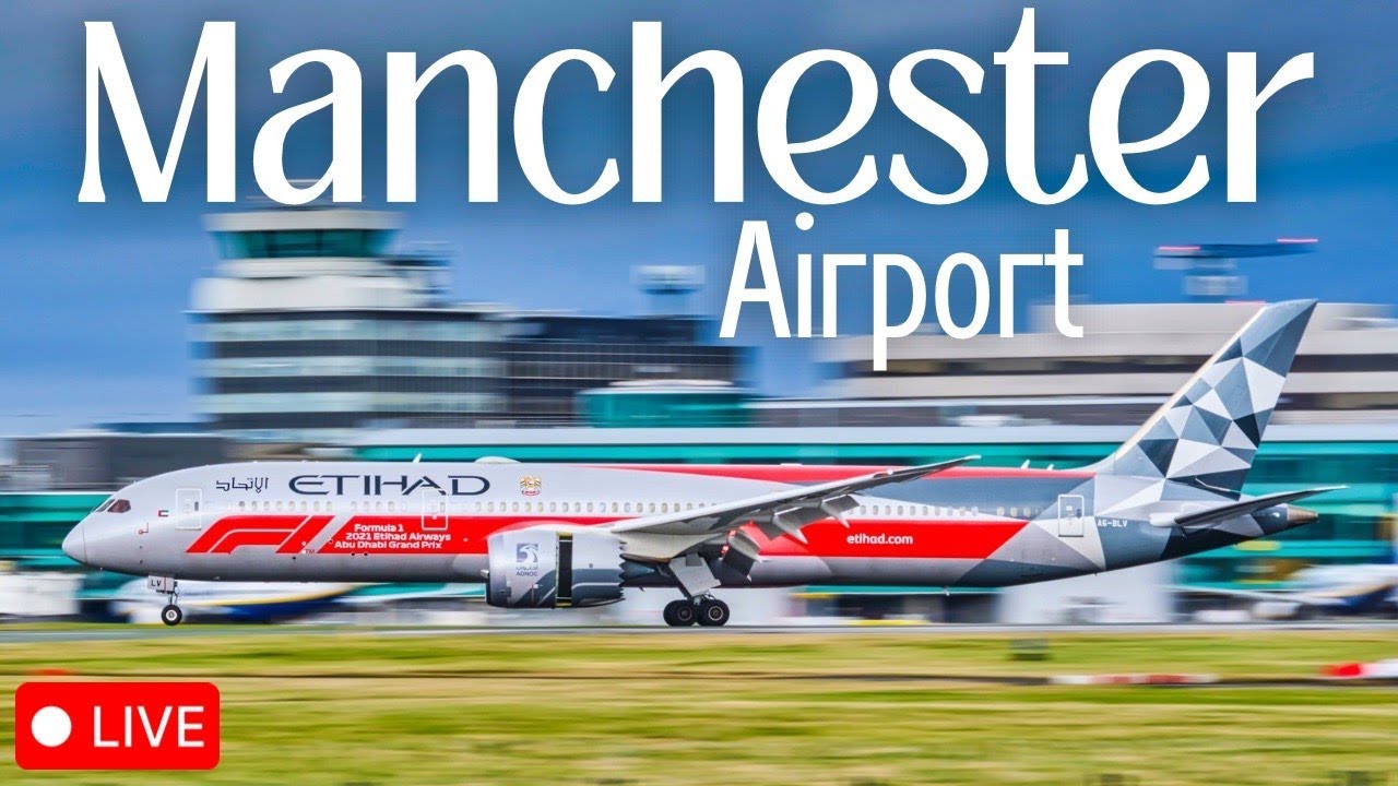 🔴LIVE Manchester Airport Plane Spotting 🛫